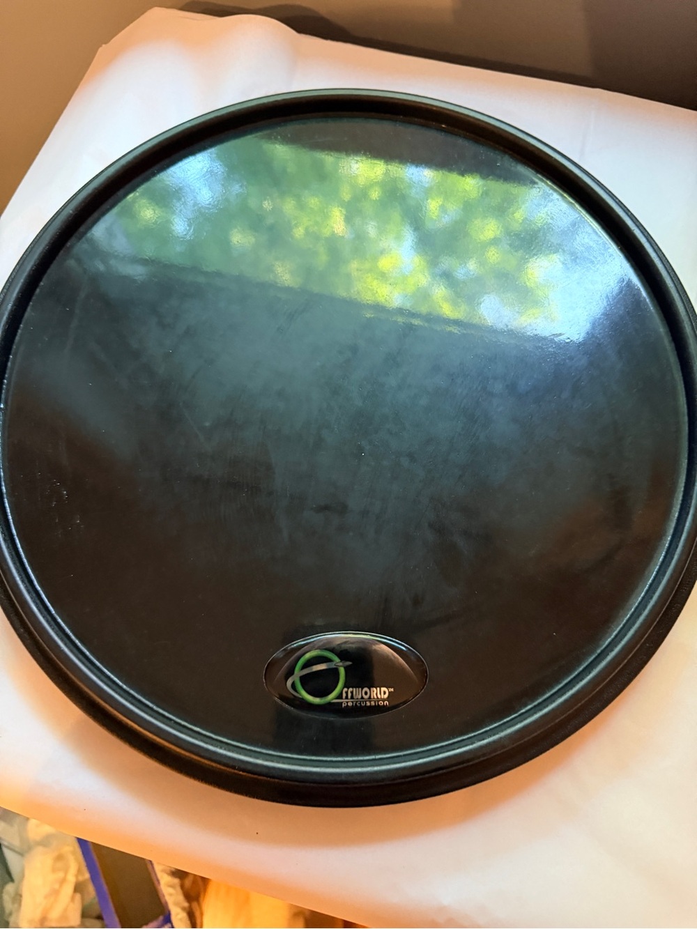Evans Black Practice Pad by - Quiet Rebound Training Pad